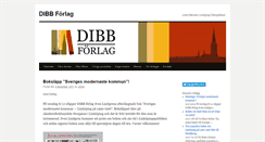 Desktop Screenshot of dibbforlag.se
