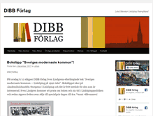 Tablet Screenshot of dibbforlag.se